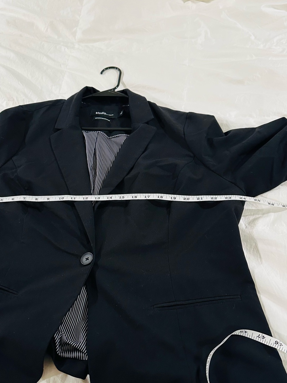torrid Black Single-Button Women's Blazer Jacket - Picture 5 of 7